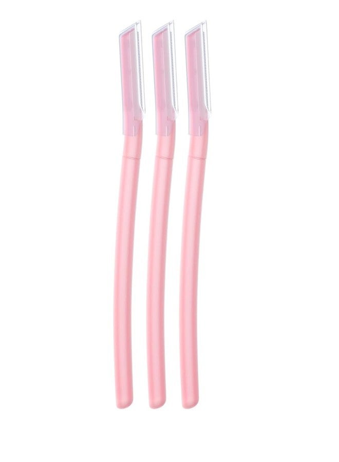FICTIOUS Facial Razor for Women | Reusable Instant & Pain Free Hair Removal | Eyebrows, Upper Lip, Forehead, Peach Fuzz, Chin, Sideburns (Multicolor,Pack of 3) - Image 1